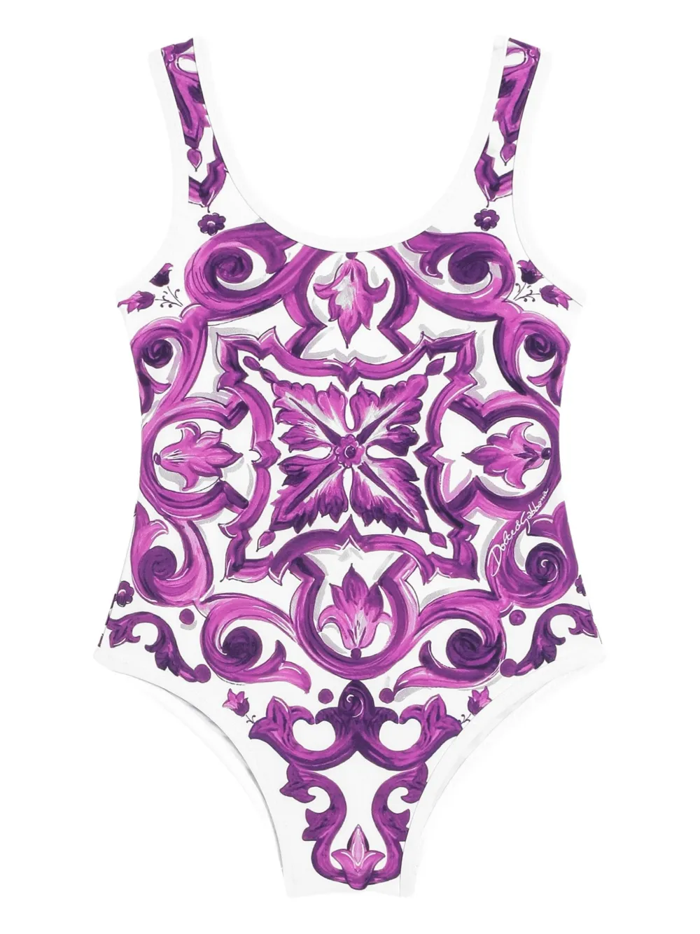 Купальник с принтом Majolica Dolce & Gabbana Kids, белый
Купальник с принтом Majolica Dolce & Gabbana Kids, белый