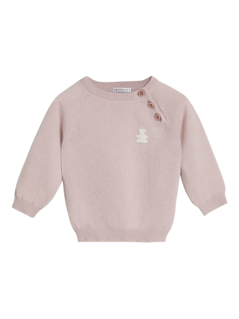 Джемпер Bernie Baby Brunello Cucinelli Kids, розовый 
Джемпер Bernie Baby Brunello Cucinelli Kids, розовый