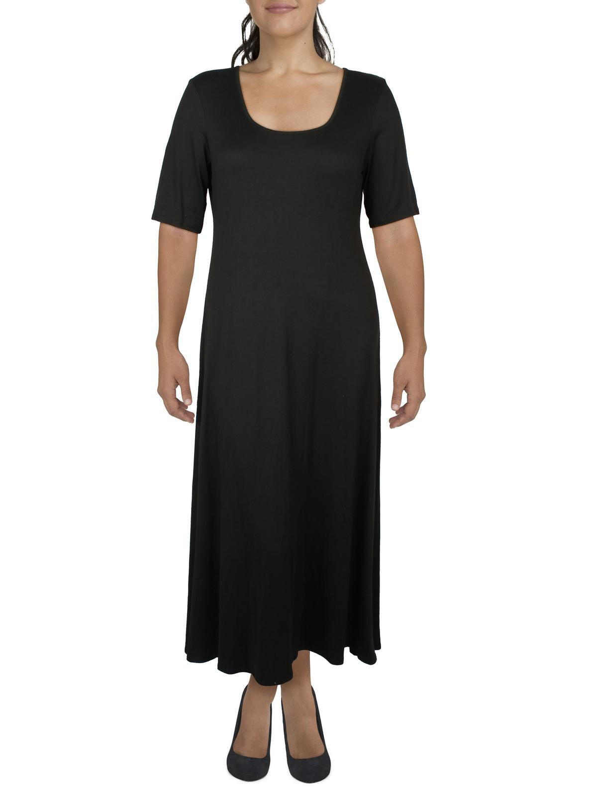Плюс Женское Длинное Платье Макси С Коротким Рукавом 24seven Comfort Apparel, черный
Плюс Женское Длинное Платье Макси С Коротким Рукавом 24seven Comfort Apparel, черный