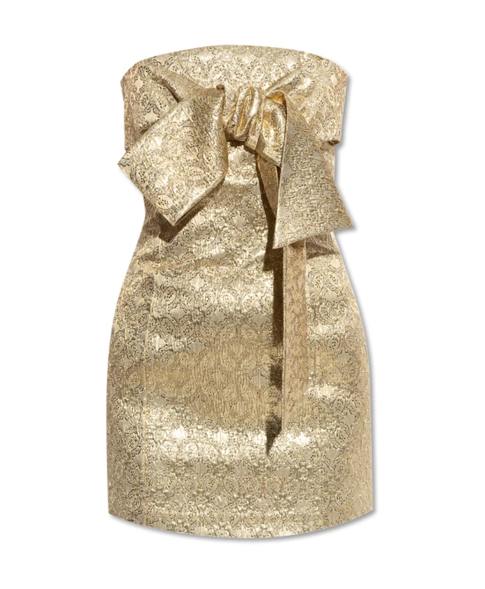 Короткое платье с открытыми плечами Dsquared2, желтый
Короткое платье с открытыми плечами Dsquared2, желтый