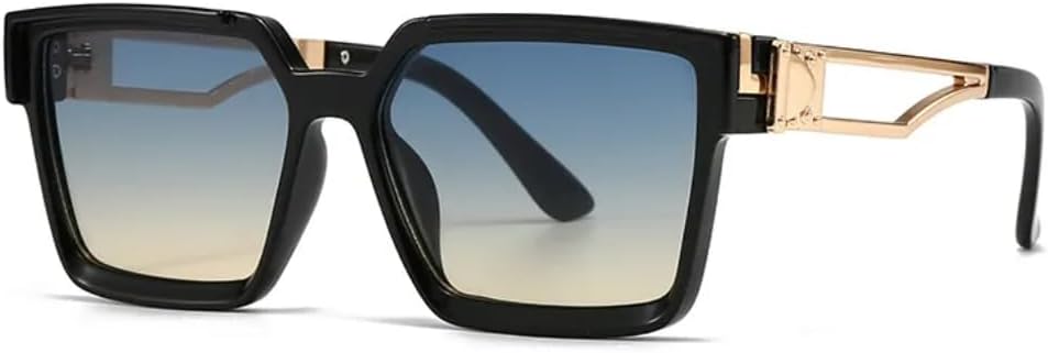 Модные винтажные золотые солнцезащитные очки для женщин и мужчин, панк-очки, роскошные дизайнерские классические зеркальные очки с защитой от УФ-излучения UV400 SZVVBKK, Black Blue Tea
Модные винтажные золотые солнцезащитные очки для женщин и мужчин, панк-очки, роскошные дизайнерские классические зеркальные очки с защитой от УФ-излучения UV400 SZVVBKK, Black Blue Tea