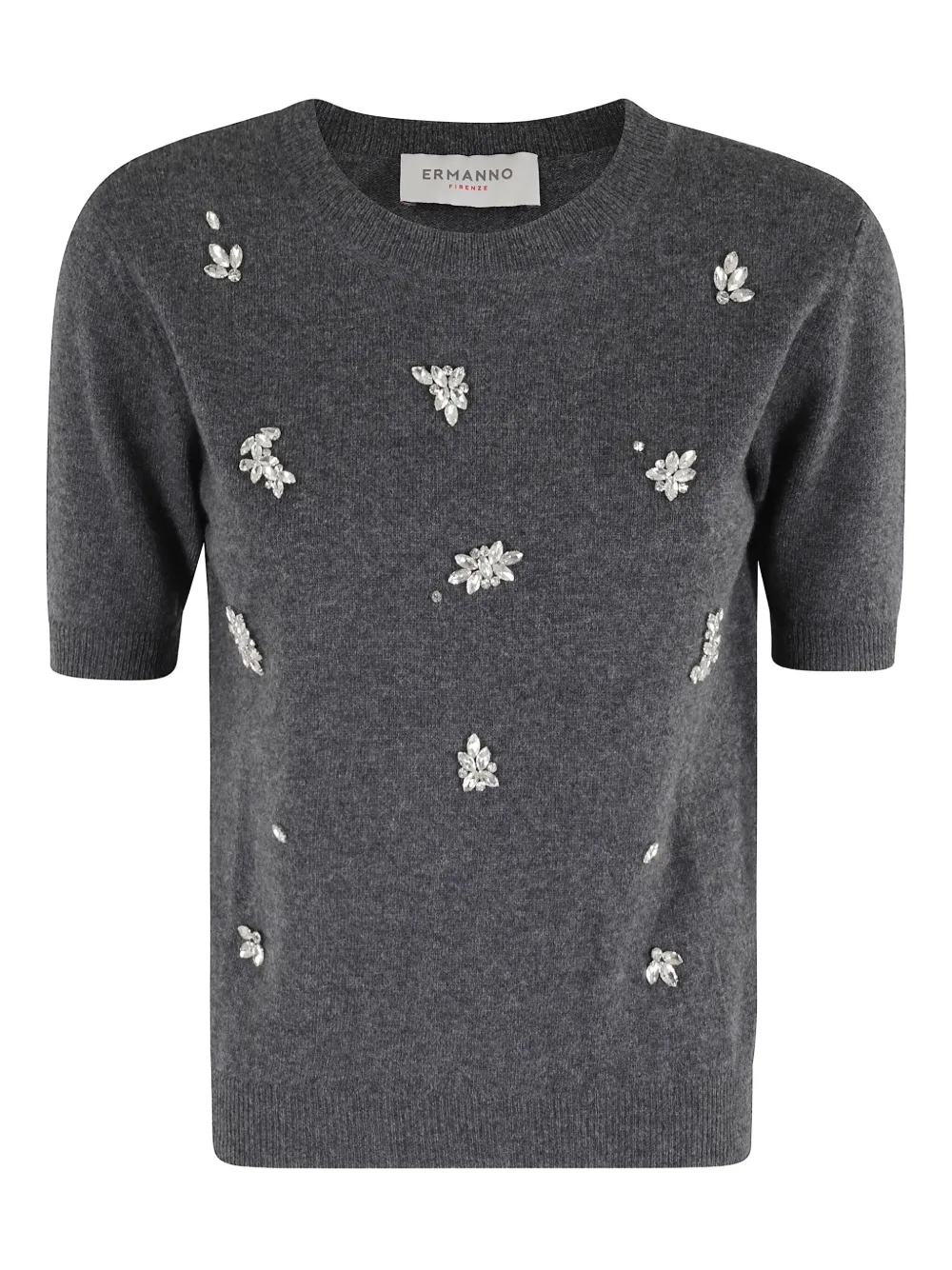 Декорированный топ Ermanno Firenze, серый
Декорированный топ Ermanno Firenze, серый