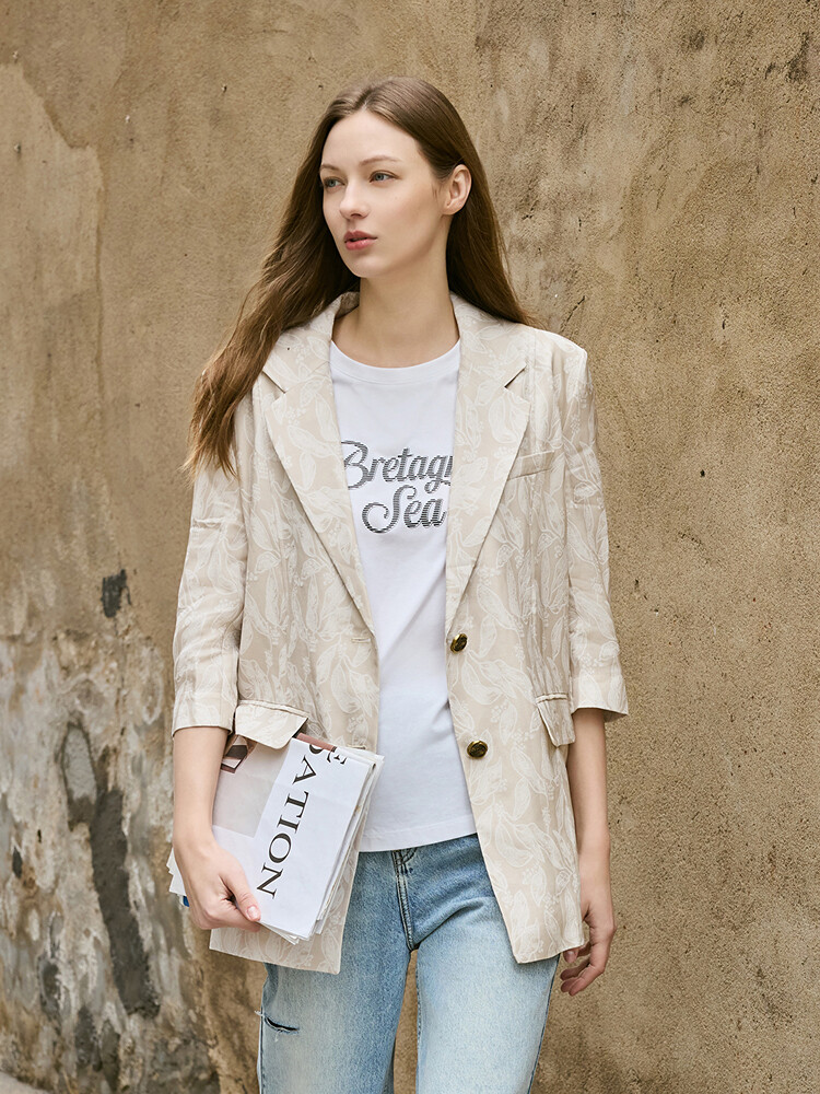 Пиджак Mslan летний, бежевый
Пиджак Mslan летний, бежевый