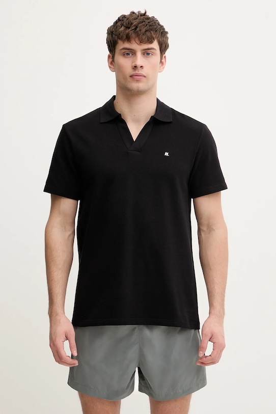 Хлопковая рубашка-поло kl metal Karl Lagerfeld, черный
Хлопковая рубашка-поло kl metal Karl Lagerfeld, черный
