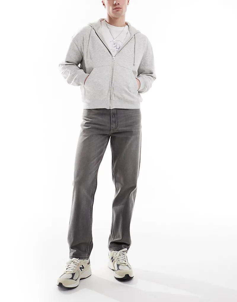 Джинсы прямого кроя ASOS DESIGN серого цвета с эффектом потертости
Джинсы прямого кроя ASOS DESIGN серого цвета с эффектом потертости