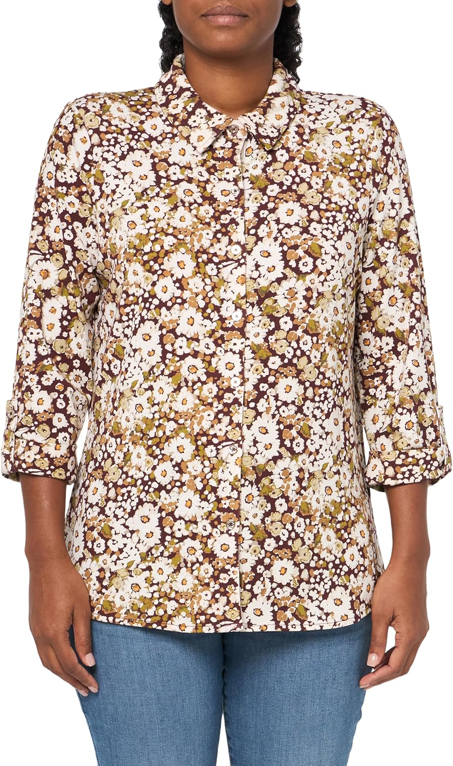 Женский трикотажный спортивный топ с длинным рукавом и воротником от Tommy Hilfiger, Wine Multi
Женский трикотажный спортивный топ с длинным рукавом и воротником от Tommy Hilfiger, Wine Multi