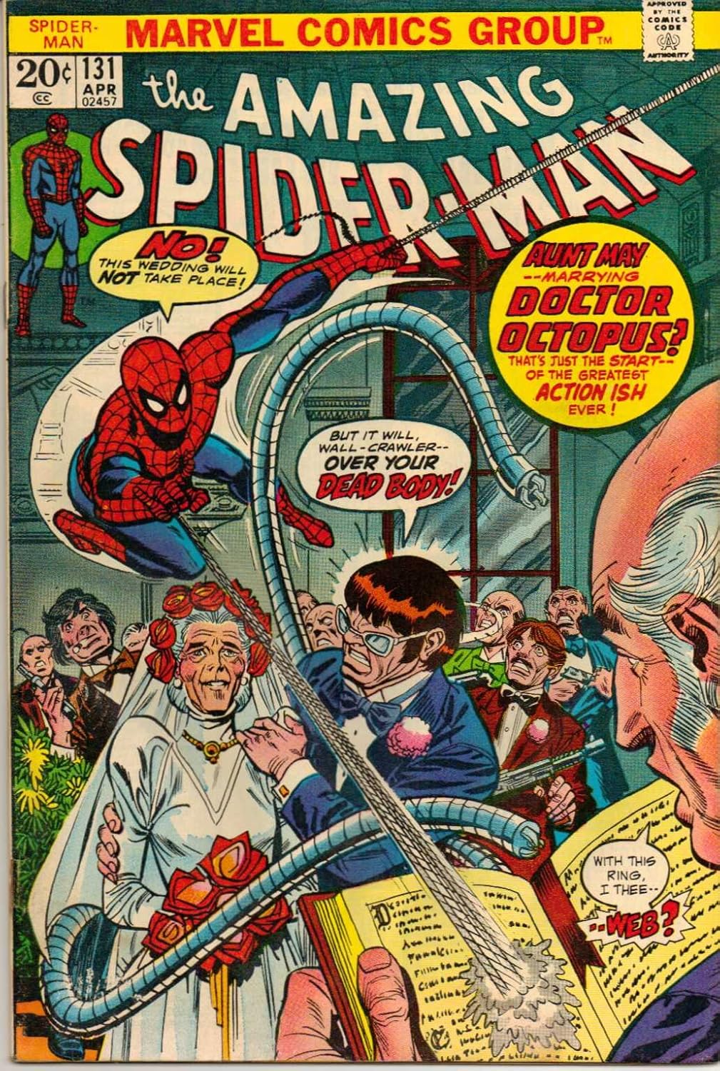 Amazing Spider-Man, The No. 131 (Aunt May ---Marrying Doctor Octopus) (Marvel Comics Group)
Amazing Spider-Man, The No. 131 (Aunt May ---Marrying Doctor Octopus) (Marvel Comics Group)