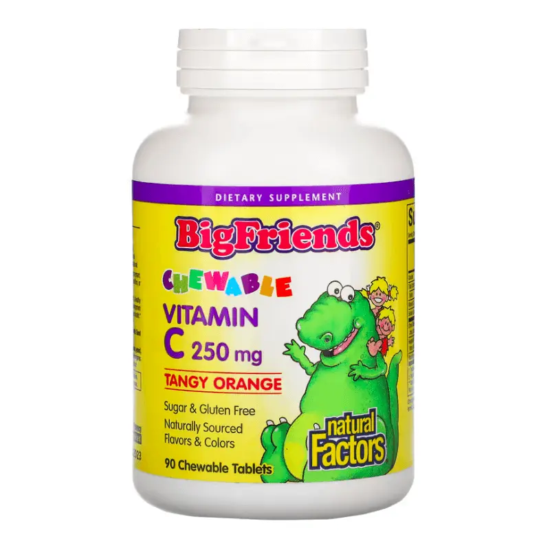 Витамин C Natural Factors 250 мг, 90 таблеток
Витамин C Natural Factors 250 мг, 90 таблеток