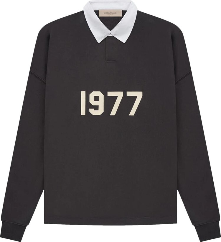 Поло Fear of God Essentials Rugby Polo 'Iron', черный 
Поло Fear of God Essentials Rugby Polo 'Iron', черный