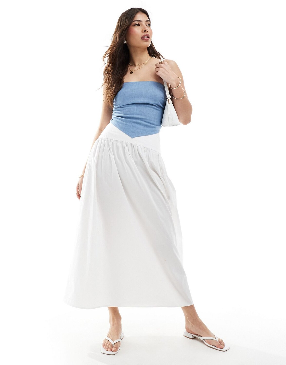 Топ Asos Design Linen Look Bandeau Scarf, голубой
Топ Asos Design Linen Look Bandeau Scarf, голубой