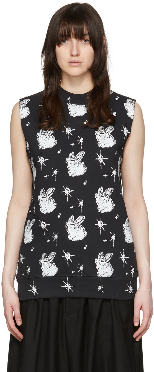 Черная хлопковая майка We11done
Черная хлопковая майка We11done