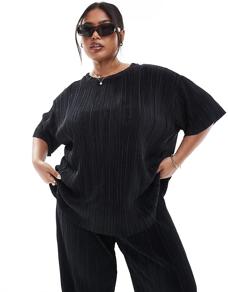 Футболка свободного кроя с плиссе ONLY Curve черного цвета
Футболка свободного кроя с плиссе ONLY Curve черного цвета