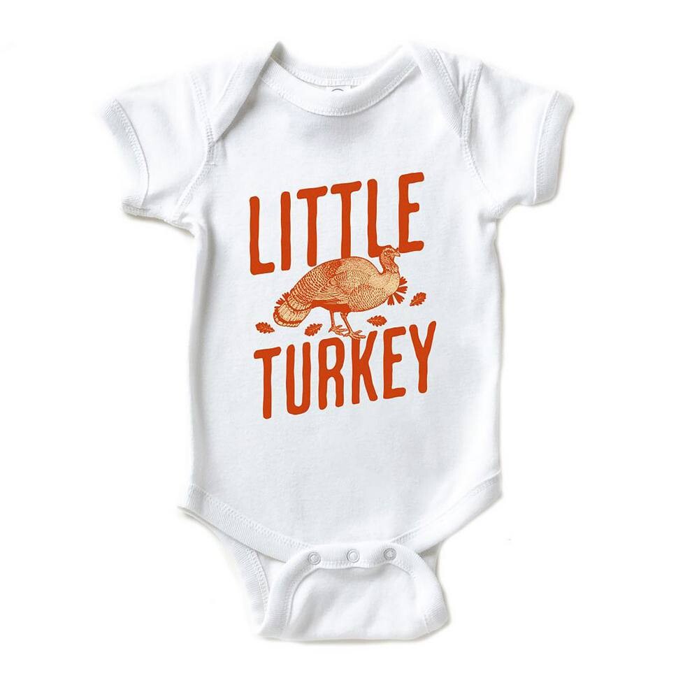 Оранжевое детское боди Little Turkey The Juniper Shop, белый
Оранжевое детское боди Little Turkey The Juniper Shop, белый