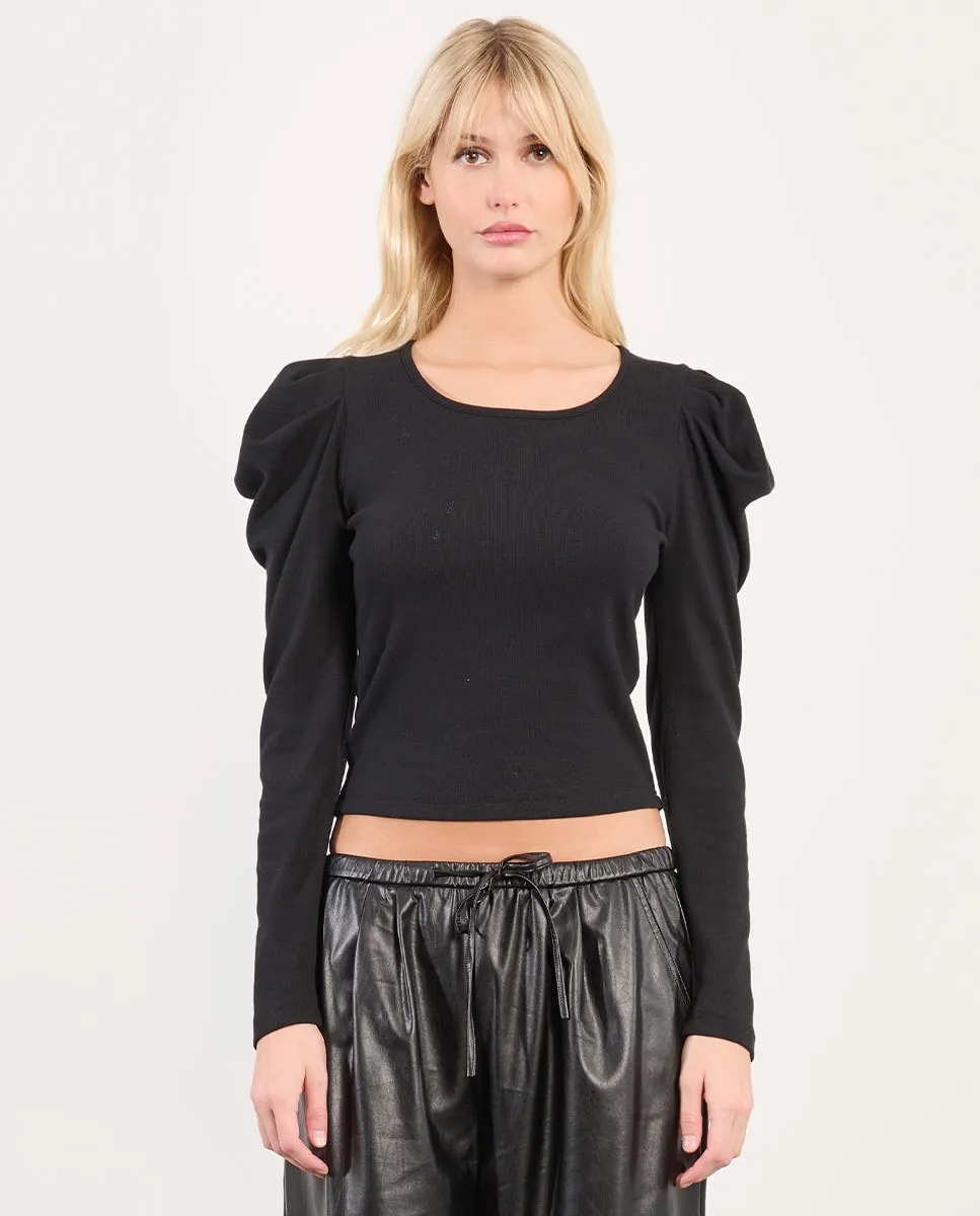 Женский топ с длинными рукавами и приспущенными плечами Lili Sidonio, черный
Женский топ с длинными рукавами и приспущенными плечами Lili Sidonio, черный