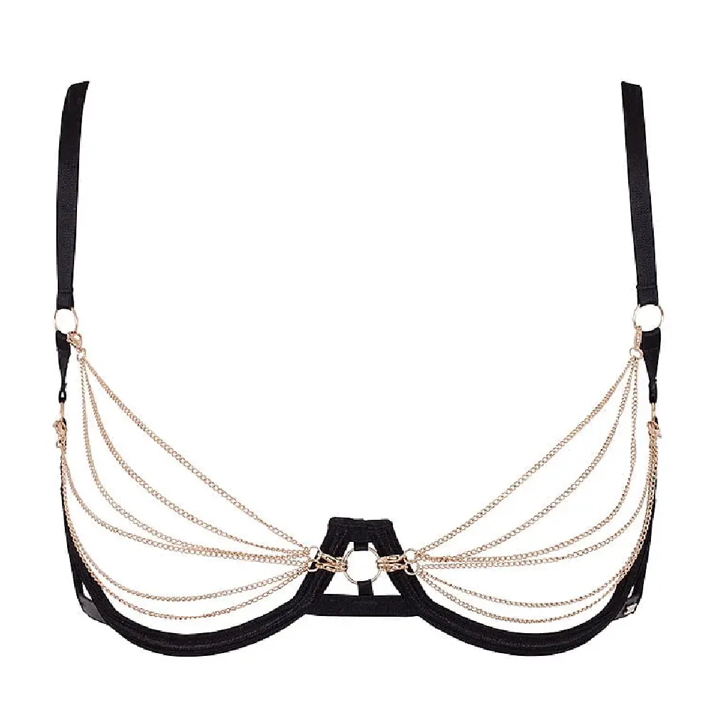 Бюстгальтер Victoria's Secret Bluebella Oriana Open-Cup Underwire, золотой/черный
Бюстгальтер Victoria's Secret Bluebella Oriana Open-Cup Underwire, золотой/черный