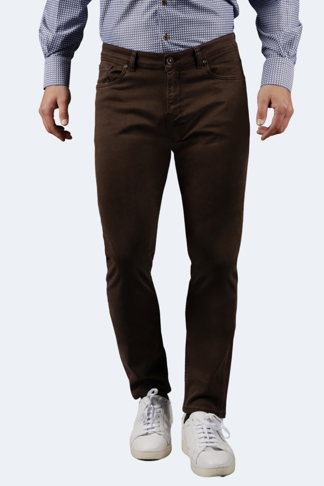 Коричневые брюки из тенселя American Heritage
Коричневые брюки из тенселя American Heritage