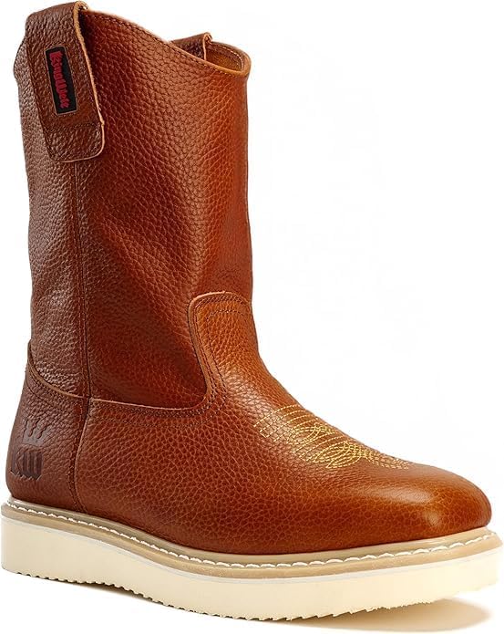 Резиновые сапоги King Welt Santa Fe 11: легкие и удобные, квадратный носок, легко надевать, натуральная кожа, прочная PU подошва - цвет загар Generic, initial
Резиновые сапоги King Welt Santa Fe 11: легкие и удобные, квадратный носок, легко надевать, натуральная кожа, прочная PU подошва - цвет загар Generic, initial