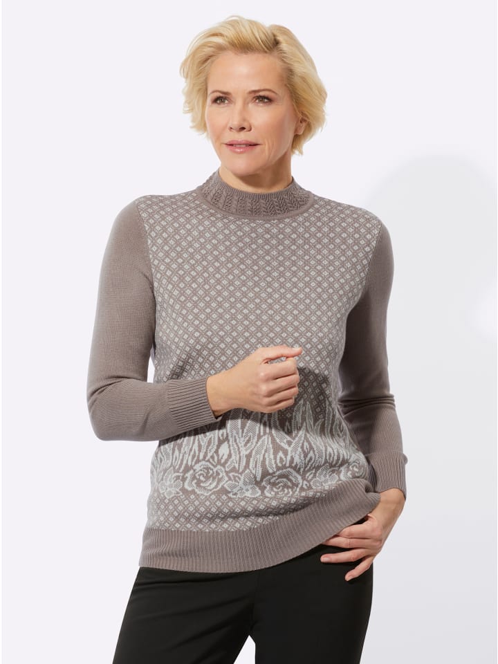 Свитер с воротником-стойкой в серо-коричневом цвете WITT WEIDEN
Свитер с воротником-стойкой в серо-коричневом цвете WITT WEIDEN