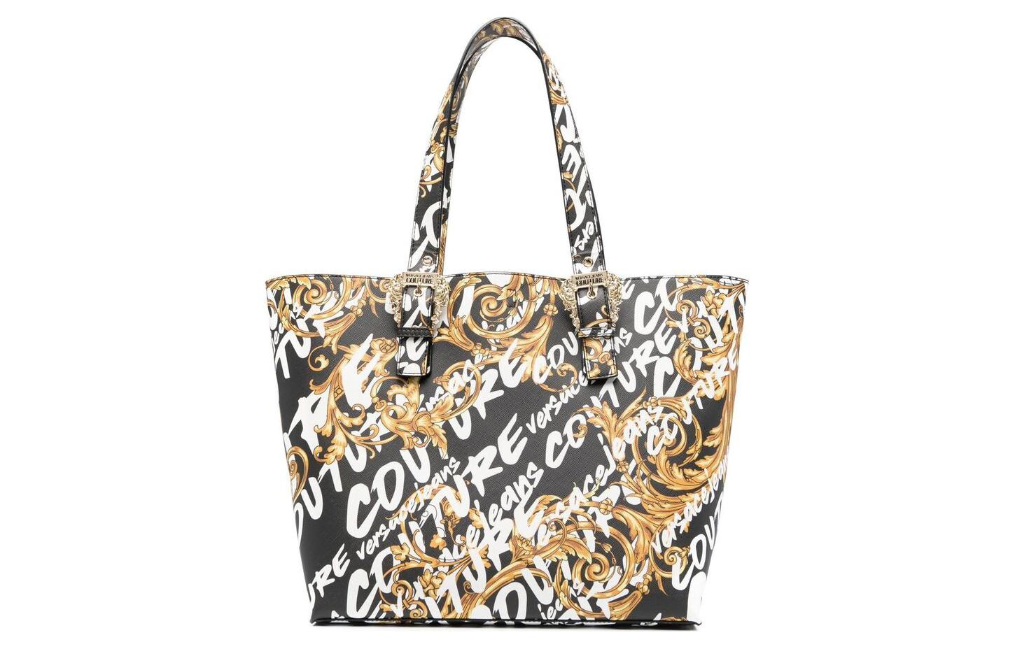 VERSACE JEANS COUTURE Полиэстеровая сумка унисекс черно-бело-желтая
VERSACE JEANS COUTURE Полиэстеровая сумка унисекс черно-бело-желтая