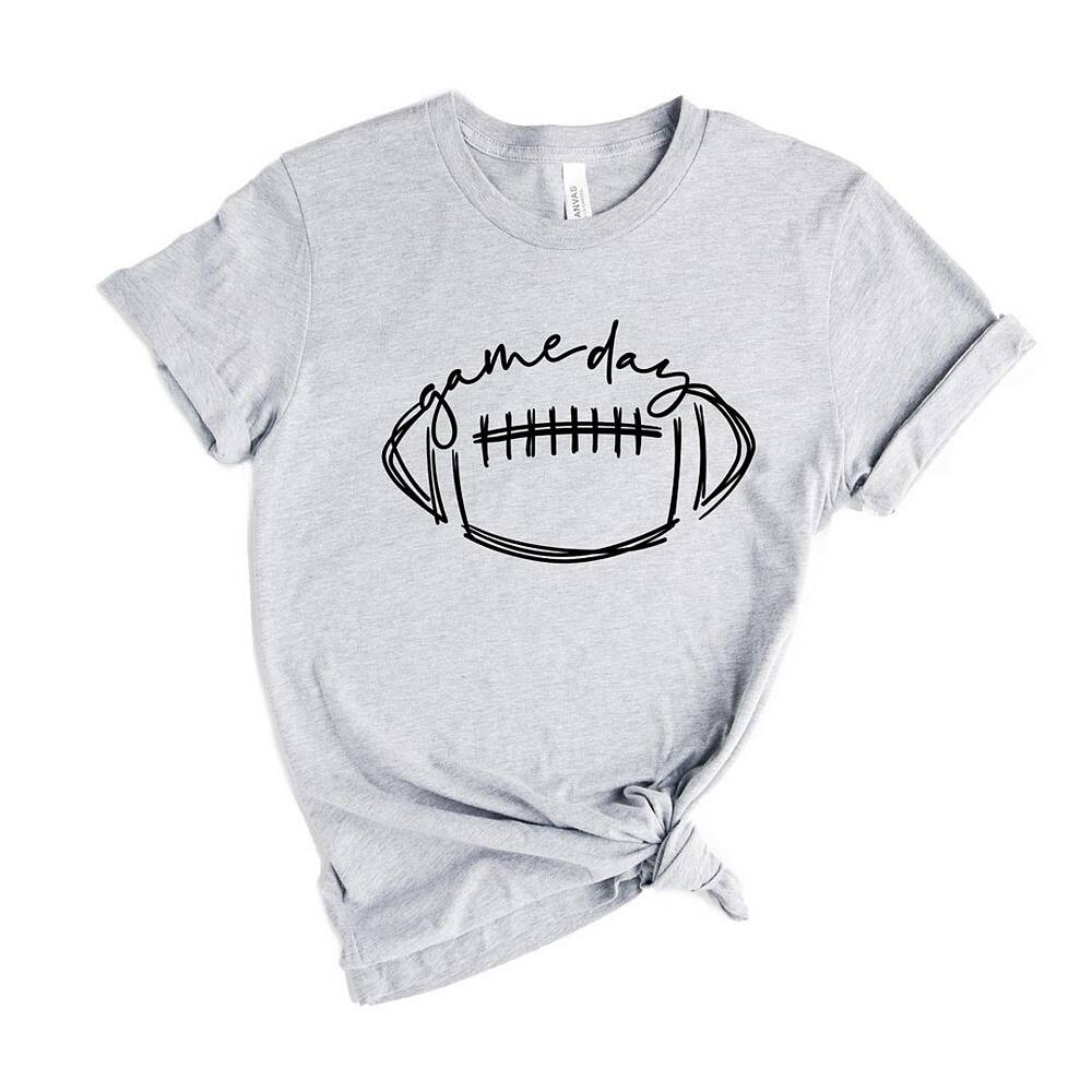 Футболка с короткими рукавами и рисунком Football Game Day Simply Sage Market, цвет Heather Grey
Футболка с короткими рукавами и рисунком Football Game Day Simply Sage Market, цвет Heather Grey