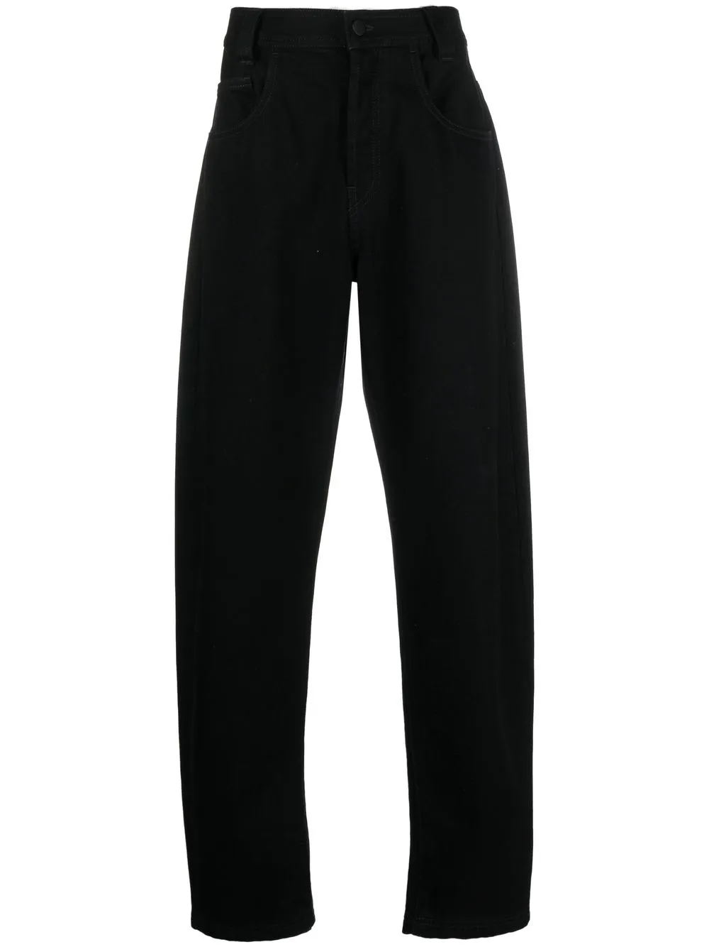 Зауженные джинсы прямого кроя 44 LABEL GROUP, черный 
Зауженные джинсы прямого кроя 44 LABEL GROUP, черный