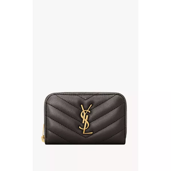 Кошелек Cassandre из овечьей кожи Saint Laurent, серый
Кошелек Cassandre из овечьей кожи Saint Laurent, серый