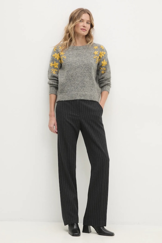 Свитер с шерстью Answear.Lab, серый 
Свитер с шерстью Answear.Lab, серый