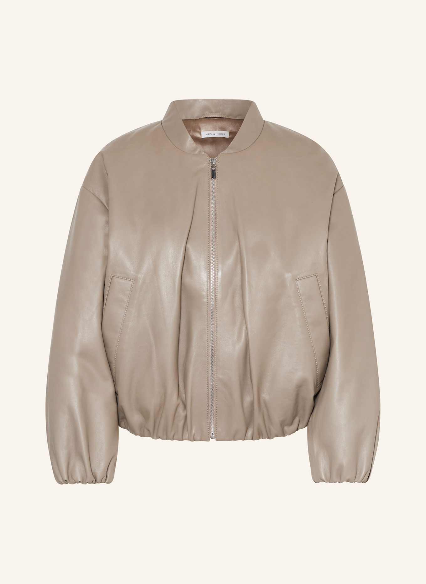 Кожаный блузон Mrs & Hugs, зеленый 
Кожаный блузон Mrs & Hugs, зеленый