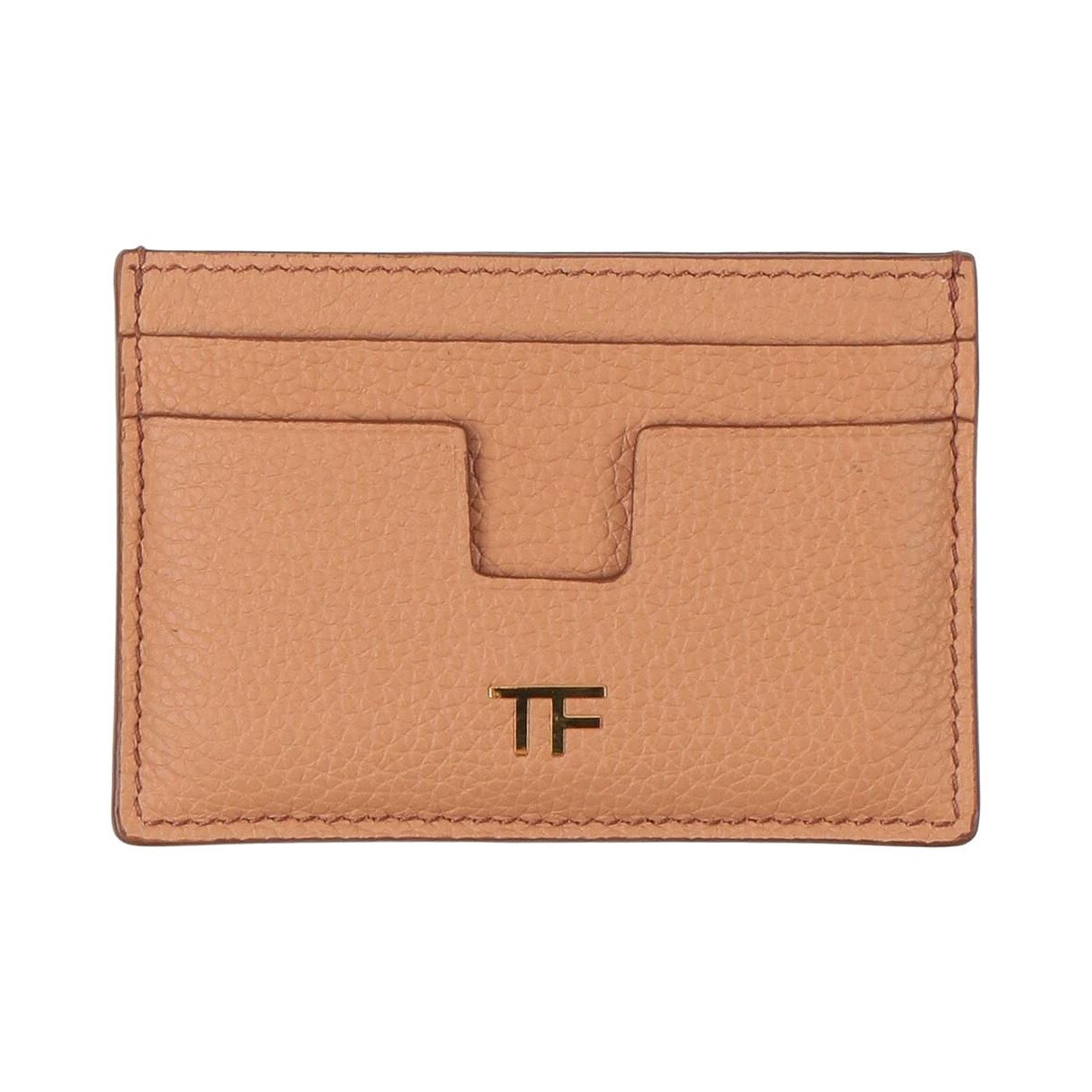 Кожаный держатель для карт Tom Ford, бежевый
Кожаный держатель для карт Tom Ford, бежевый