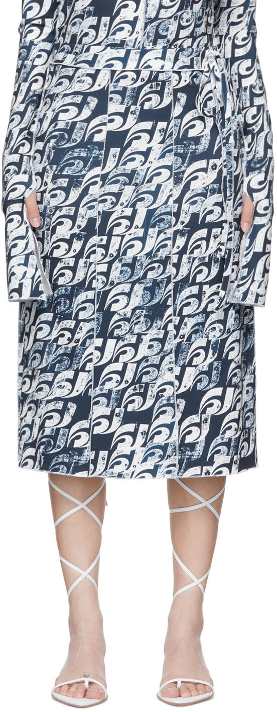 SSENSE Эксклюзивная темно-синяя юбка-миди из полиэстера Heste Jente
SSENSE Эксклюзивная темно-синяя юбка-миди из полиэстера Heste Jente