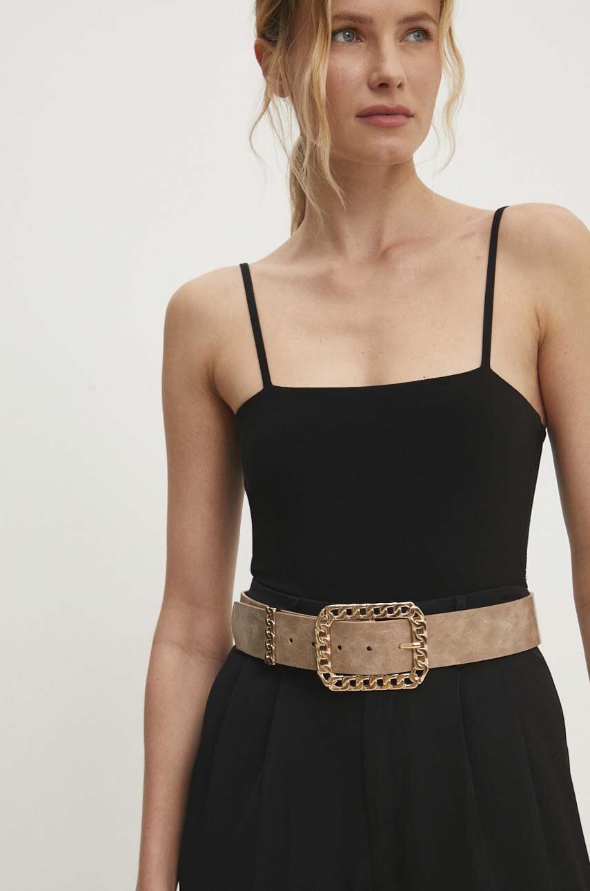 Пояс Answear Lab, бежевый 
Пояс Answear Lab, бежевый