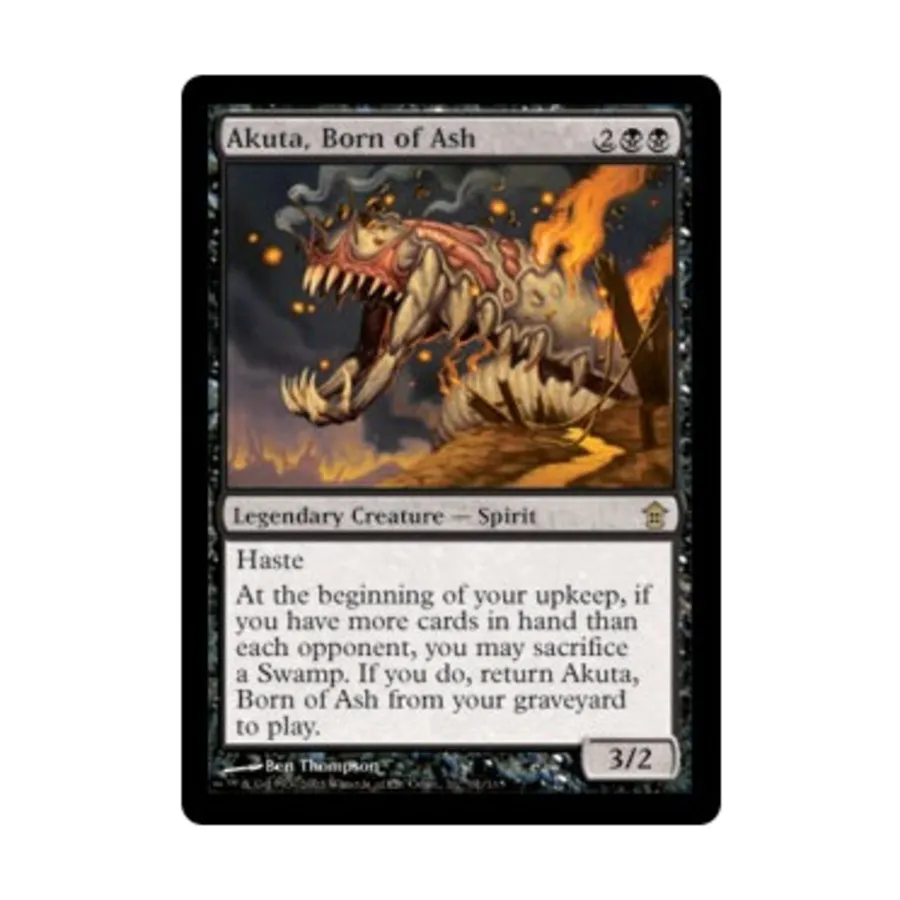 CCG Акута, Рожденный из пепла (клавиша R), MTG - Saviors of Kamigawa
CCG Акута, Рожденный из пепла (клавиша R), MTG - Saviors of Kamigawa