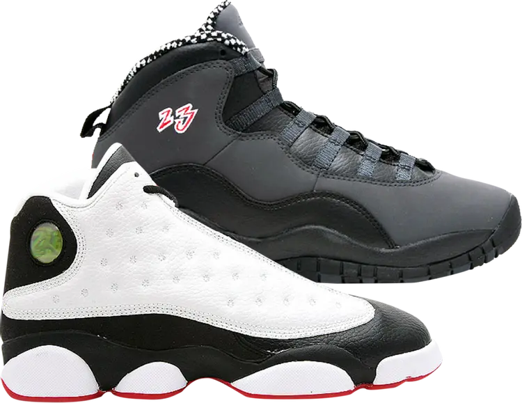 Кроссовки Air Jordan 13/10 Retro GS Countdown Pack, разноцветный, Серый, Кроссовки Air Jordan 13/10 Retro GS Countdown Pack, разноцветный
Кроссовки Air Jordan 13/10 Retro GS Countdown Pack, разноцветный, Серый, Кроссовки Air Jordan 13/10 Retro GS Countdown Pack, разноцветный