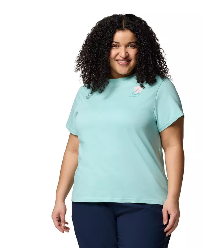 Футболка с принтом Rolling Bend с коротким рукавом для полных Columbia, зеленый
Футболка с принтом Rolling Bend с коротким рукавом для полных Columbia, зеленый