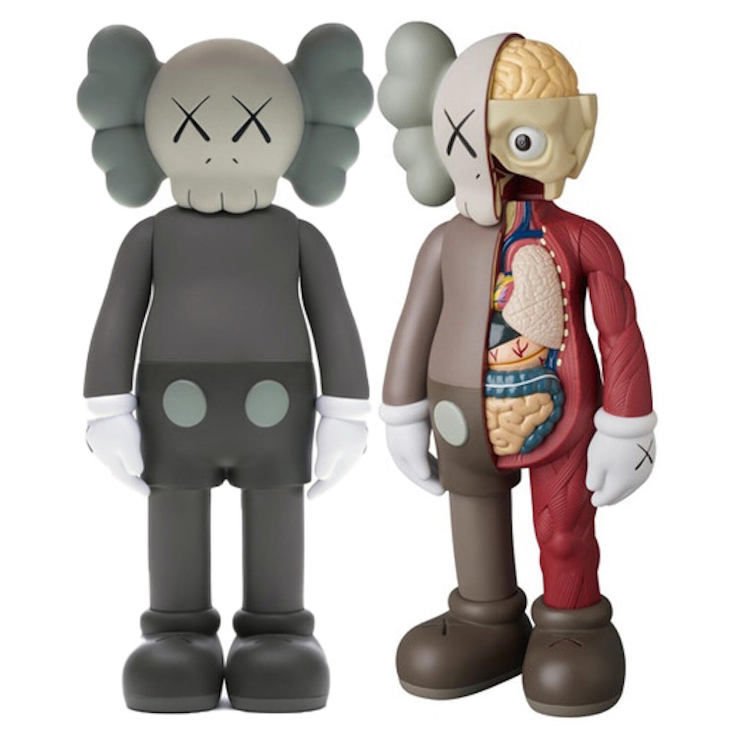 Набор виниловых фигурок Kaws Companion Flayed & Companion Open Edition, коричневый
Набор виниловых фигурок Kaws Companion Flayed & Companion Open Edition, коричневый