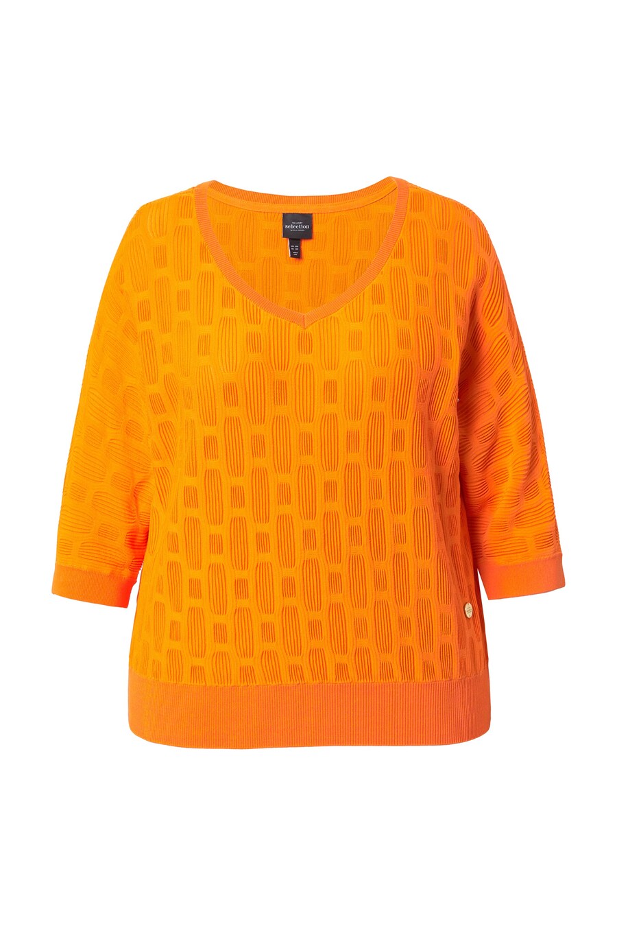 Свитер Ulla Popken, Mandarine/Light Orange
Свитер Ulla Popken, Mandarine/Light Orange