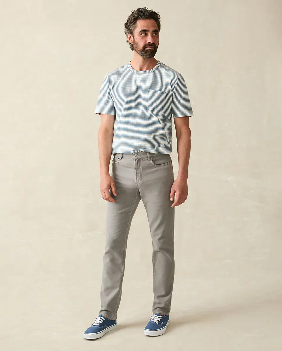 Мужские махровые брюки с пятью карманами, эластичные Faherty, светло-серый
Мужские махровые брюки с пятью карманами, эластичные Faherty, светло-серый