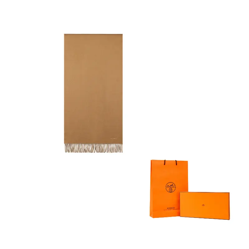 Кашемировый вязаный шарф Unisex HERMES, коричневый/бежевый
Кашемировый вязаный шарф Unisex HERMES, коричневый/бежевый