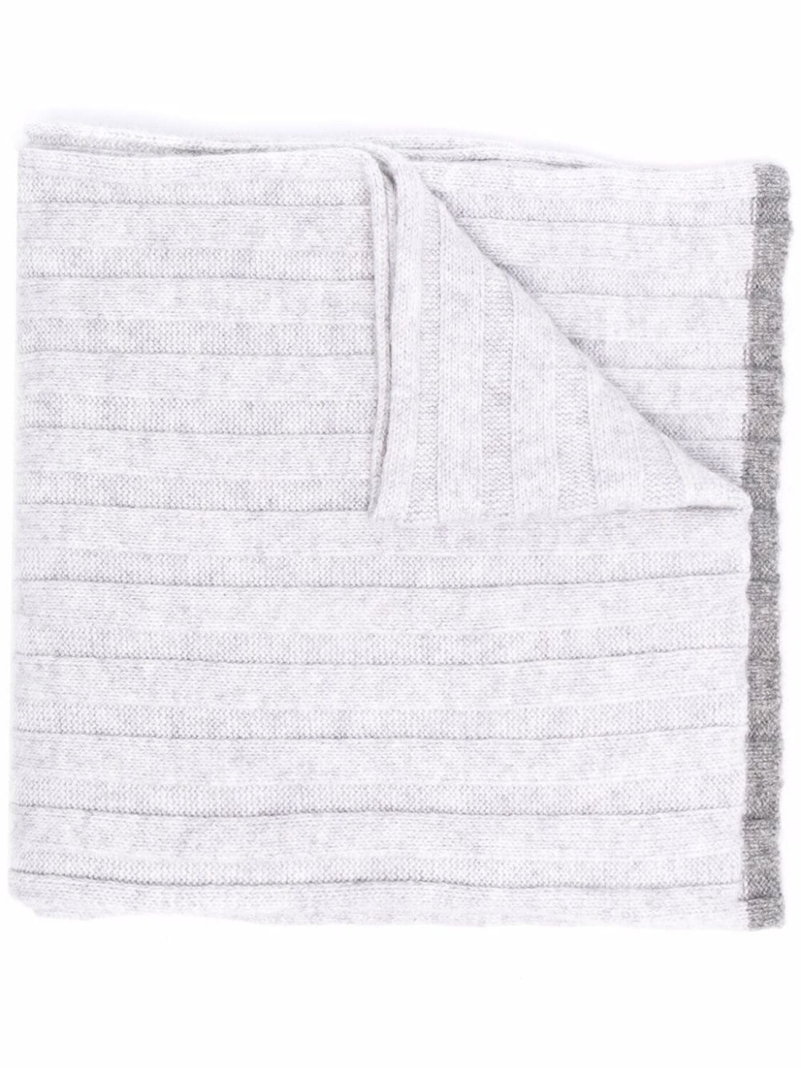 Brunello Cucinelli кашемировый шарф в рубчик, серый
Brunello Cucinelli кашемировый шарф в рубчик, серый