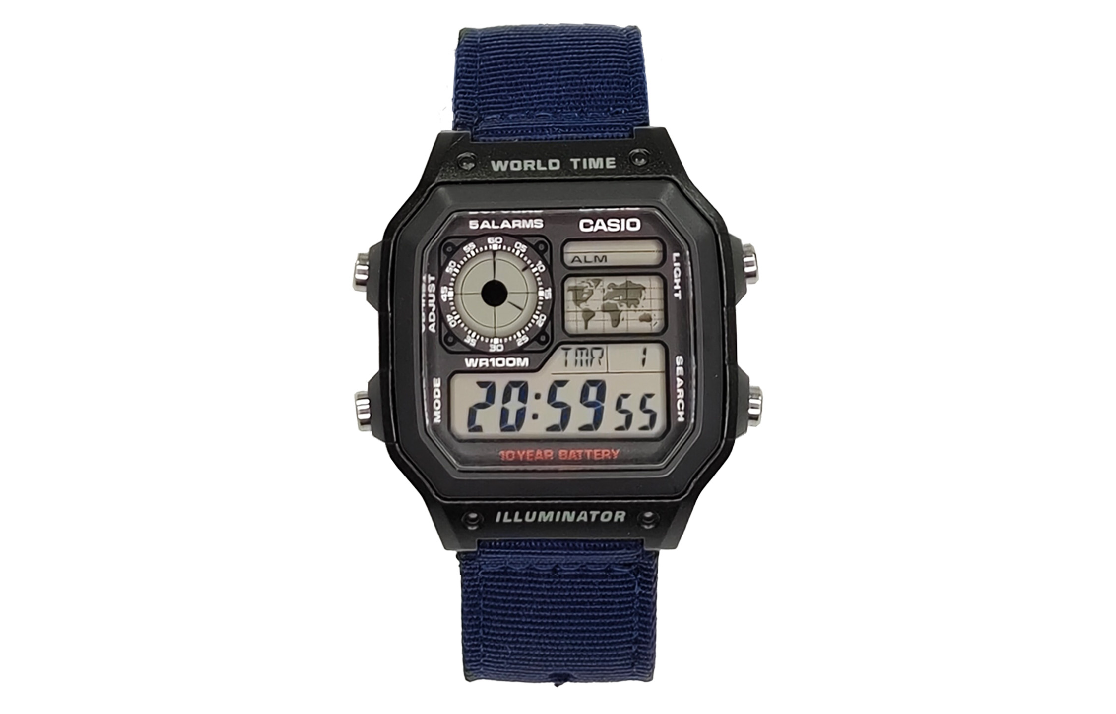 CASIO Часы Unisex YOUTH Black Watch, Black Block Nylon Blue
CASIO Часы Unisex YOUTH Black Watch, Black Block Nylon Blue