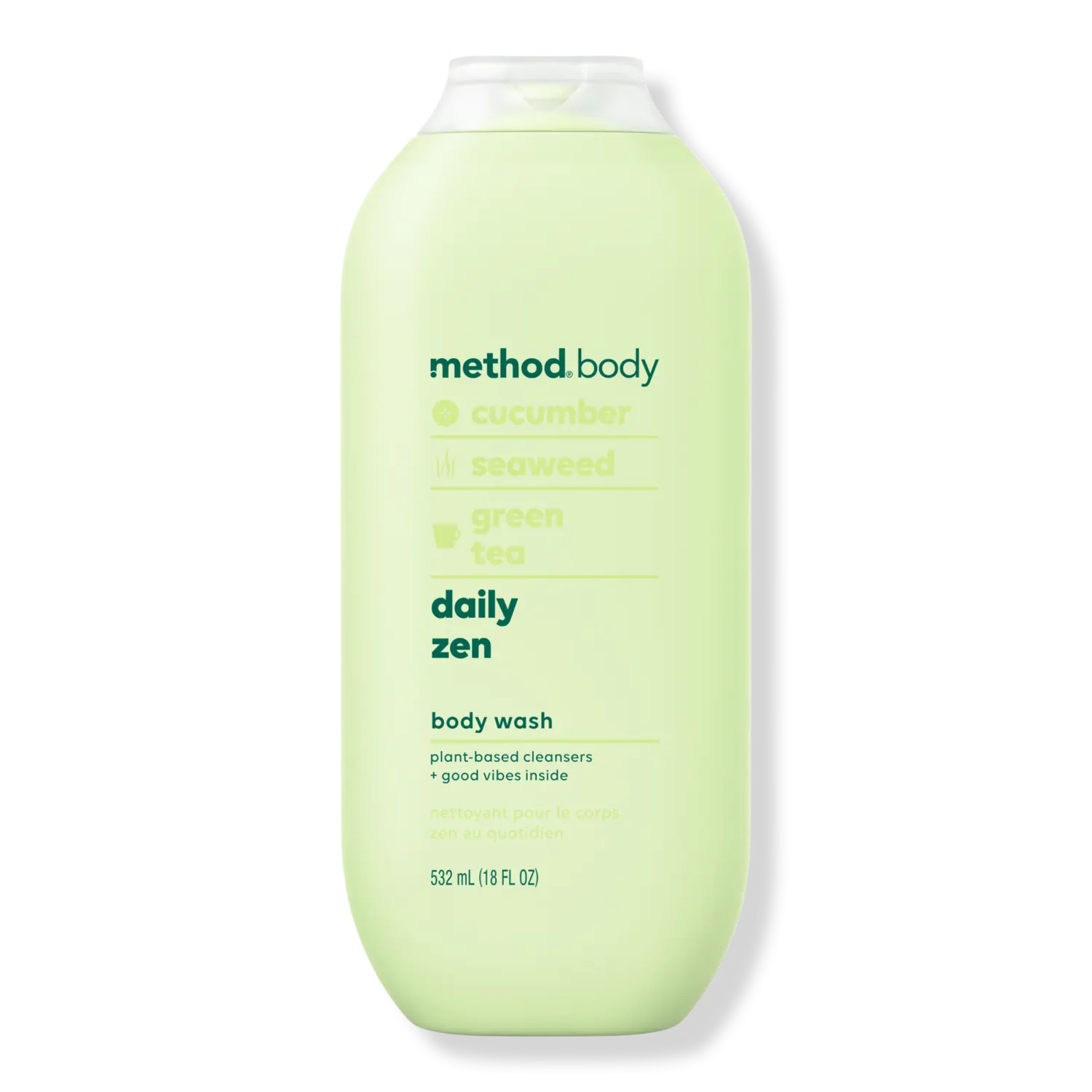 Гель для душа method, Daily Zen (coconut, seaweed, and green tea)
Гель для душа method, Daily Zen (coconut, seaweed, and green tea)