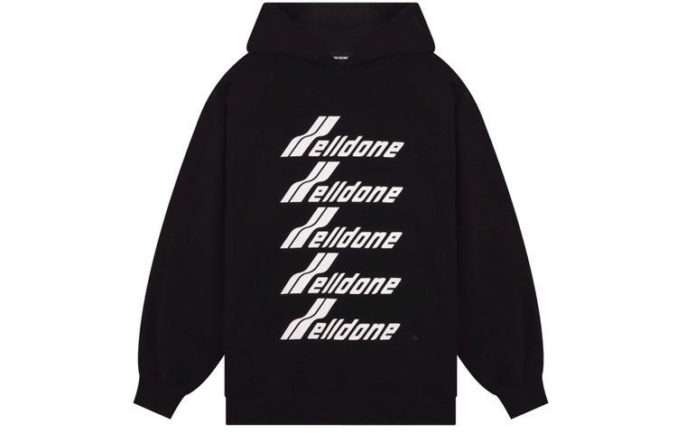 Хлопковый худи с принтом логотипа WE11DONE, черный
Хлопковый худи с принтом логотипа WE11DONE, черный