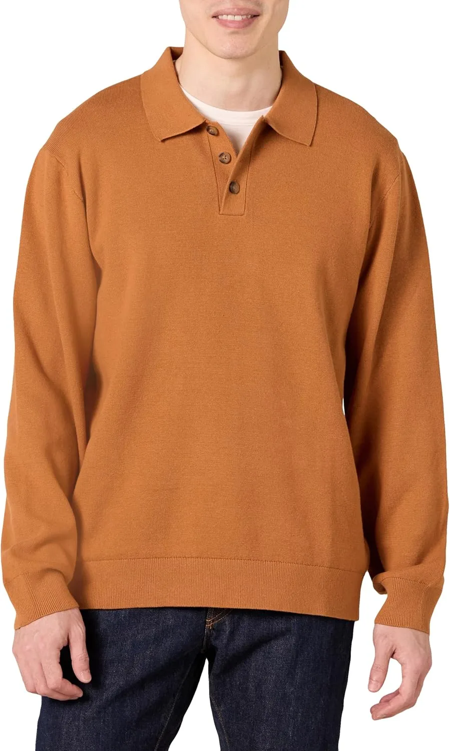 Мужской свитер-поло Amazon Essentials свободного кроя
Мужской свитер-поло Amazon Essentials свободного кроя