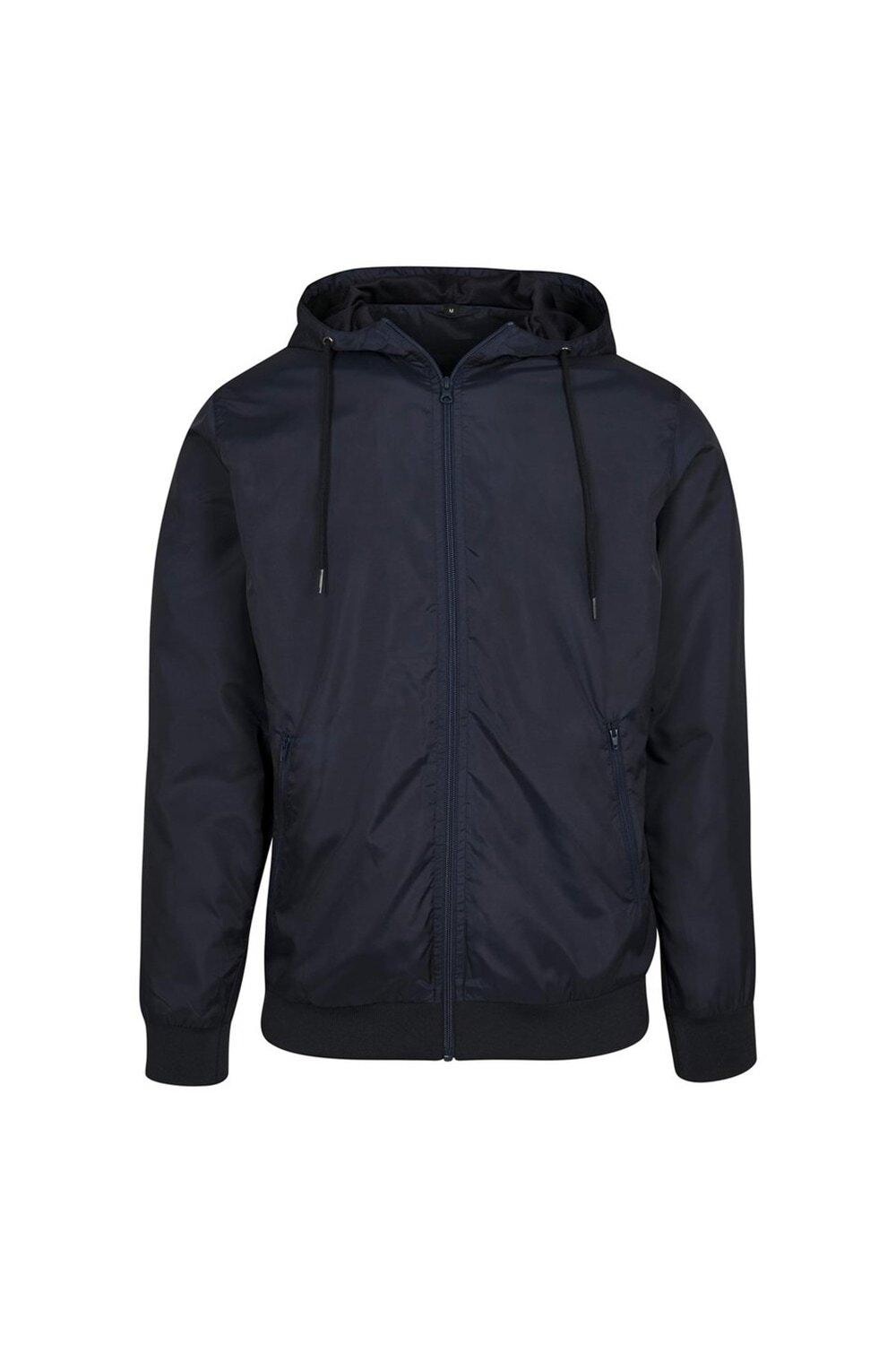 Ветрозащитная куртка на молнии на молнии Build Your Brand, темно-синий
Ветрозащитная куртка на молнии на молнии Build Your Brand, темно-синий