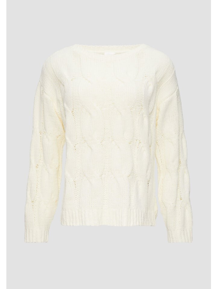 Пуловер sOliver BLACK LABEL Strick langarm, кремовый 
Пуловер sOliver BLACK LABEL Strick langarm, кремовый