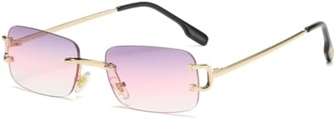 Новые модные солнцезащитные очки без оправы 2025 года для женщин, градиентные очки для вечеринок на открытом воздухе с защитой от УФ-излучения UV400 DSXLY, Gold-purplepink
Новые модные солнцезащитные очки без оправы 2025 года для женщин, градиентные очки для вечеринок на открытом воздухе с защитой от УФ-излучения UV400 DSXLY, Gold-purplepink