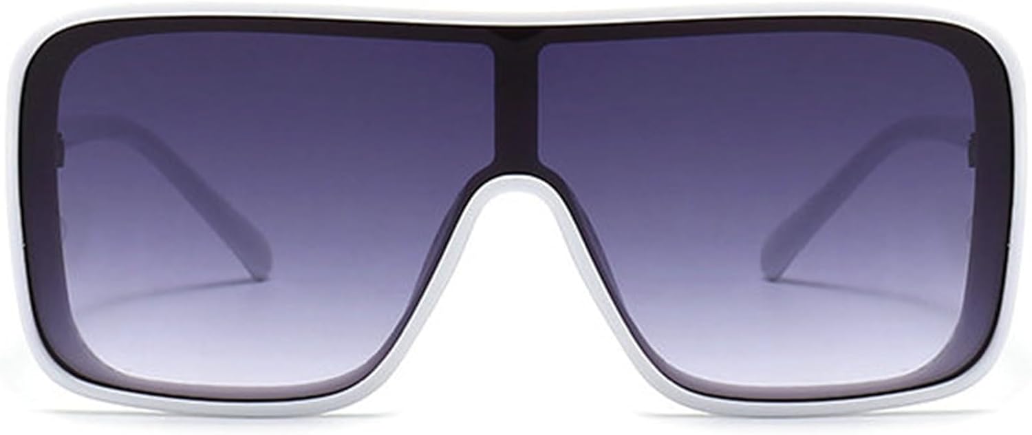 Willochra Модные квадратные солнцезащитные очки для женщин, большие солнцезащитные очки в оправе, солнцезащитные очки-щитки для мужчин, модные солнцезащитные очки с плоской верхней частью, очки с защитой от УФ-излучения UV400, C2
Willochra Модные квадратные солнцезащитные очки для женщин, большие солнцезащитные очки в оправе, солнцезащитные очки-щитки для мужчин, модные солнцезащитные очки с плоской верхней частью, очки с защитой от УФ-излучения UV400, C2