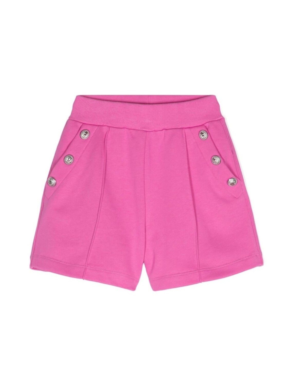 Balmain Kids шорты с рельефными пуговицами, розовый 
Balmain Kids шорты с рельефными пуговицами, розовый