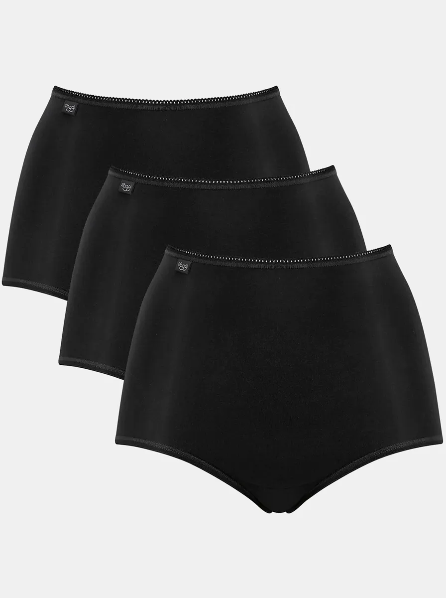 Трусики Sloggi на талии (3 шт.), черный
Трусики Sloggi на талии (3 шт.), черный