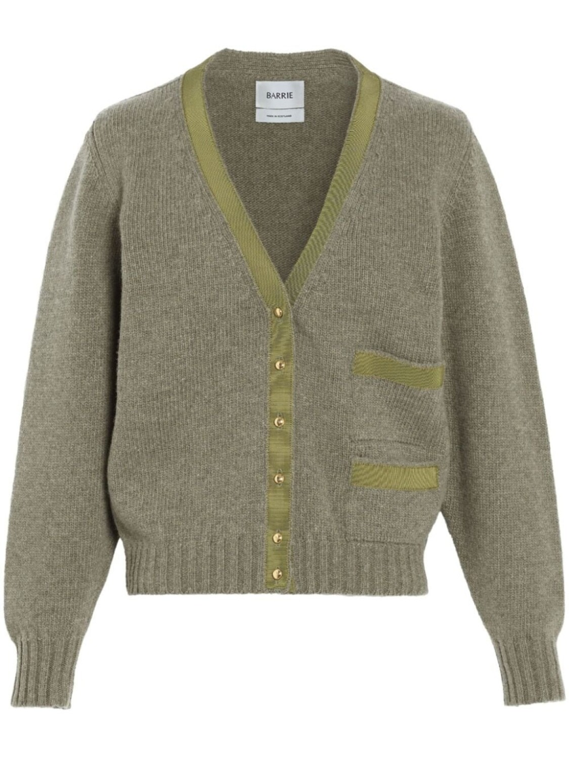 Barrie кашемировый кардиган, зеленый 
Barrie кашемировый кардиган, зеленый